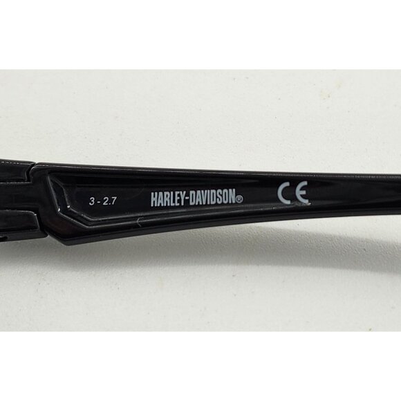 Harley-Davidson Men's Semi-Rimless Sunglasses Shiny Black Frame & Smoke Lens - Picture 14 of 14
